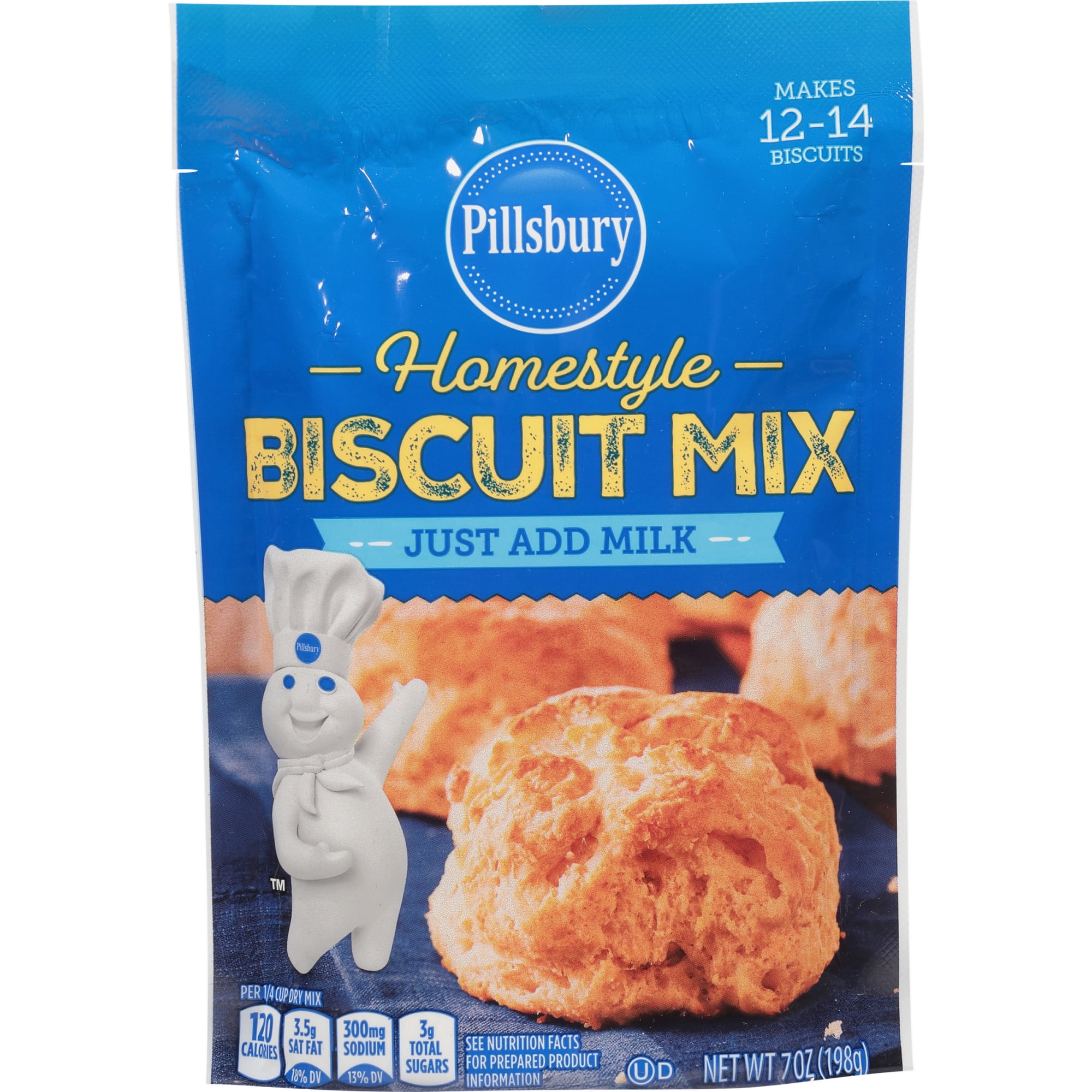 (12 pack) Pillsbury Homestyle Biscuit Mix, 7 oz Bag