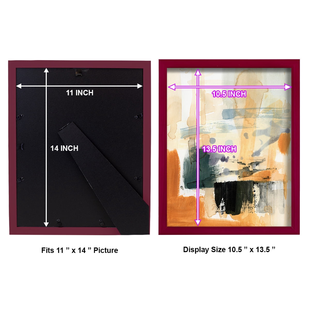 Seria III - Framed Print w/glass - Cherry Red