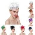 thumbnail image 2 of Coofit Fascinator Hat Dual-use Mesh Flower Creative Tea Party Hat Fascinator Hair Clip, 2 of 8