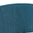 thumbnail image 3 of Benzara Hasselt Transitional Full queen Headboard, Dark Teal Finish-Color:Dark Teal, 3 of 6