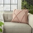 thumbnail image 4 of Nourison Life Styles Textured Blush Decorative Throw Pillow , 18" x 18", 4 of 5