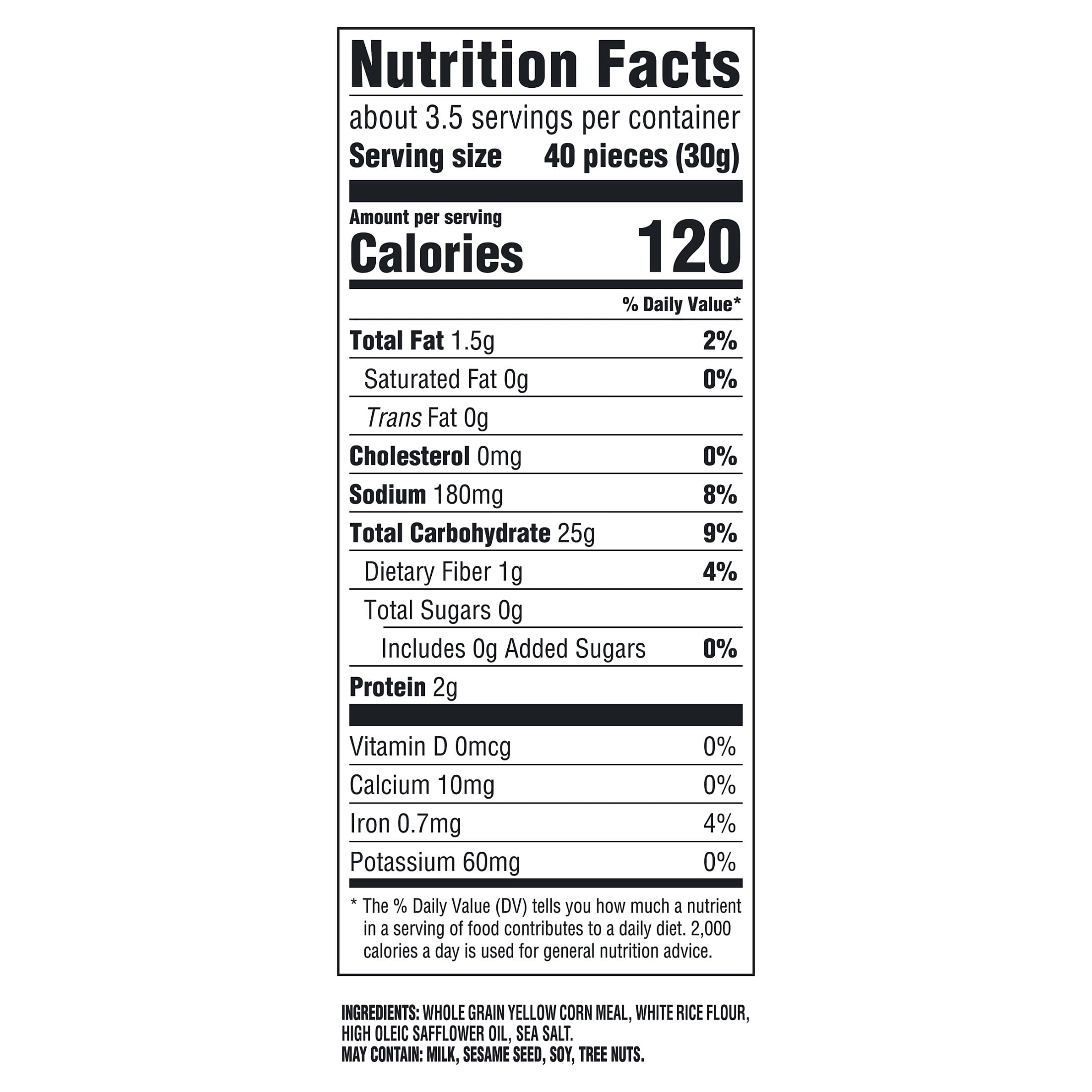 GOOD THINS Sea Salt Corn Snacks Gluten Free Crackers, Snack Crackers, 3.5 oz