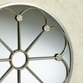 thumbnail image 4 of Anne Marie Round Mirrored Wall Art Platinum Silver, 4 of 5