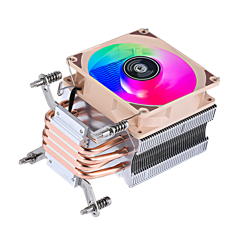 Radiator 4 Heat Pipe Air-cooled CPU Cooling Fan Efficient Cooler Suitable For Installing LGA2011 x79 x99 E3 E5 2066 Color Lights