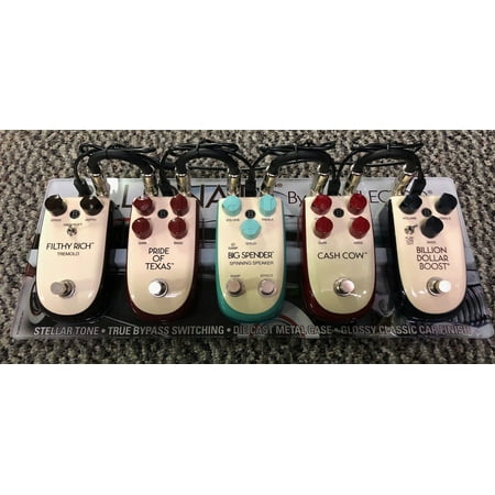 Danelectro Billionaire Series Pedalboard with 5 Pedals and Snark Power Supply