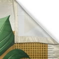 thumbnail image 3 of Ambesonne Monstera Kitchen Curtains, Nature Scandinavian Boho, 55"x24", Fern Green and Pale Coffee, 3 of 3