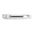 thumbnail image 4 of FJC Finejewelers 14 kt White Gold  7 Stone G H I True Light Moissanite Band 2 mm, 4 of 8