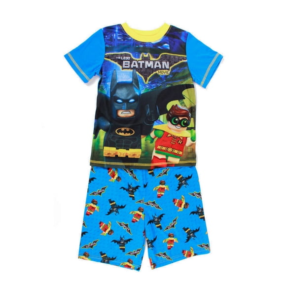 Pijama Lego Para Niño De Batman Y Robin Movie Con Short Color Azul LEGO 6 a 7 años P00S17B67BV