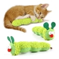 thumbnail image 6 of Catnip Infused Caterpillar Plush Toy for Cats, Soft Fabric Interactive Kicker, Natural Catnip Scented Boredom Relief, Stuffed Animal for Indoor Play Fun, 6 of 6