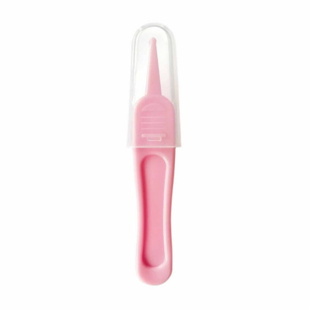 Booger Tool | Limpiador de Nariz para Bebés Material de Limpieza Eficaz Pinzas Portátiles Redondas para Niños para Limpiar los Conductos Nasales de los Oídos