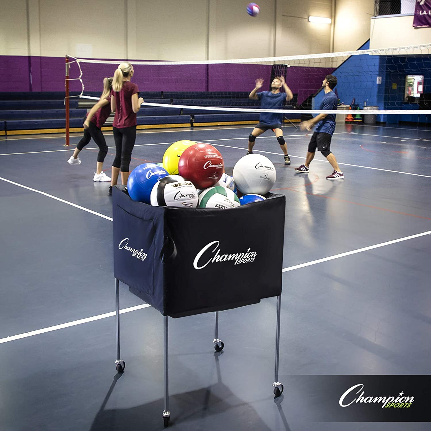 Folding Volleyball Cart - Thumbnail 4
