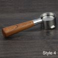 thumbnail image 3 of CAROOTU Bottomless Portafilter Stainless Steel Wood Handle for Coffee Machine Espresso Machine Tool, 3 of 7
