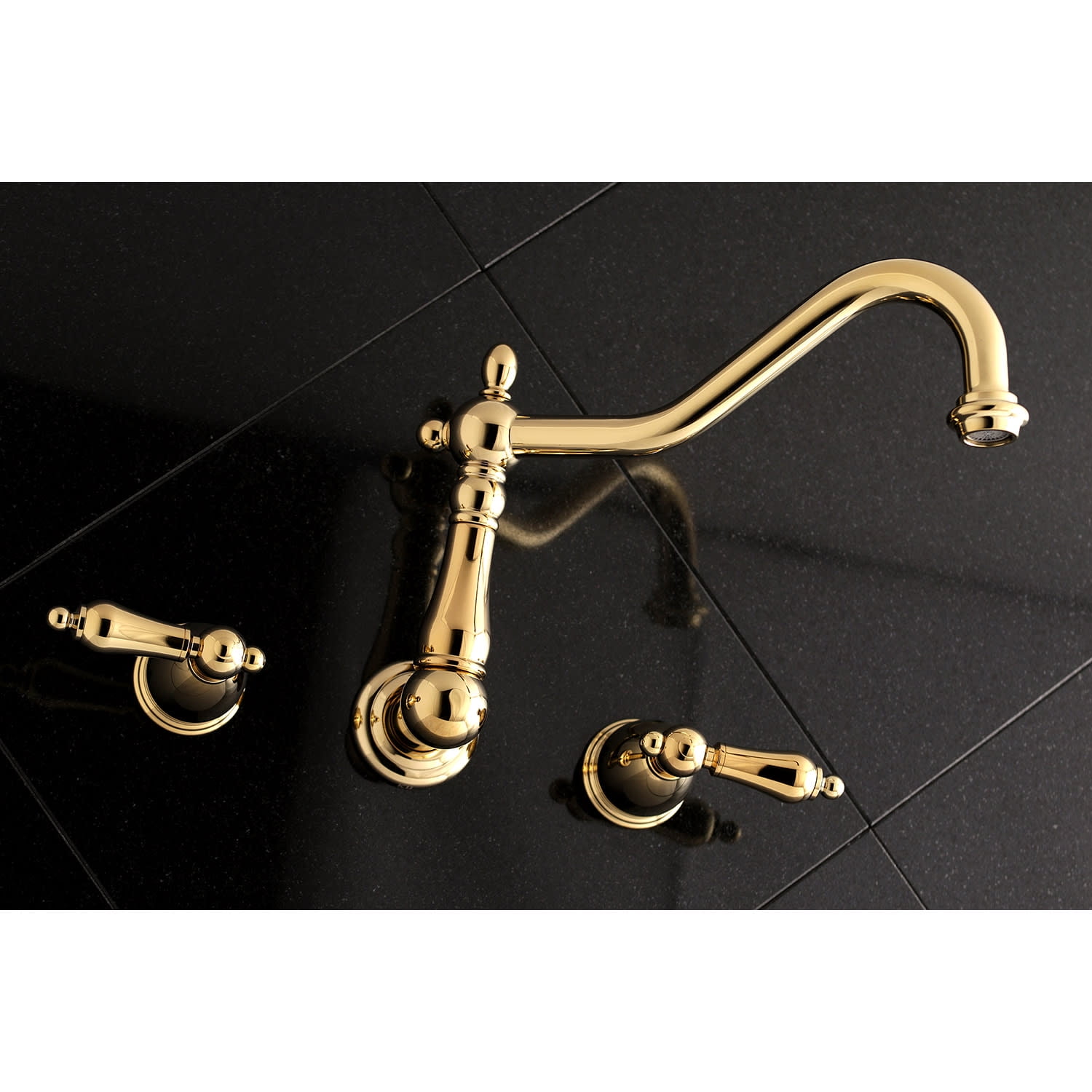 Kingston Brass Heritage Roman Tub Faucets With Brushed Brass Finish KS1027AL