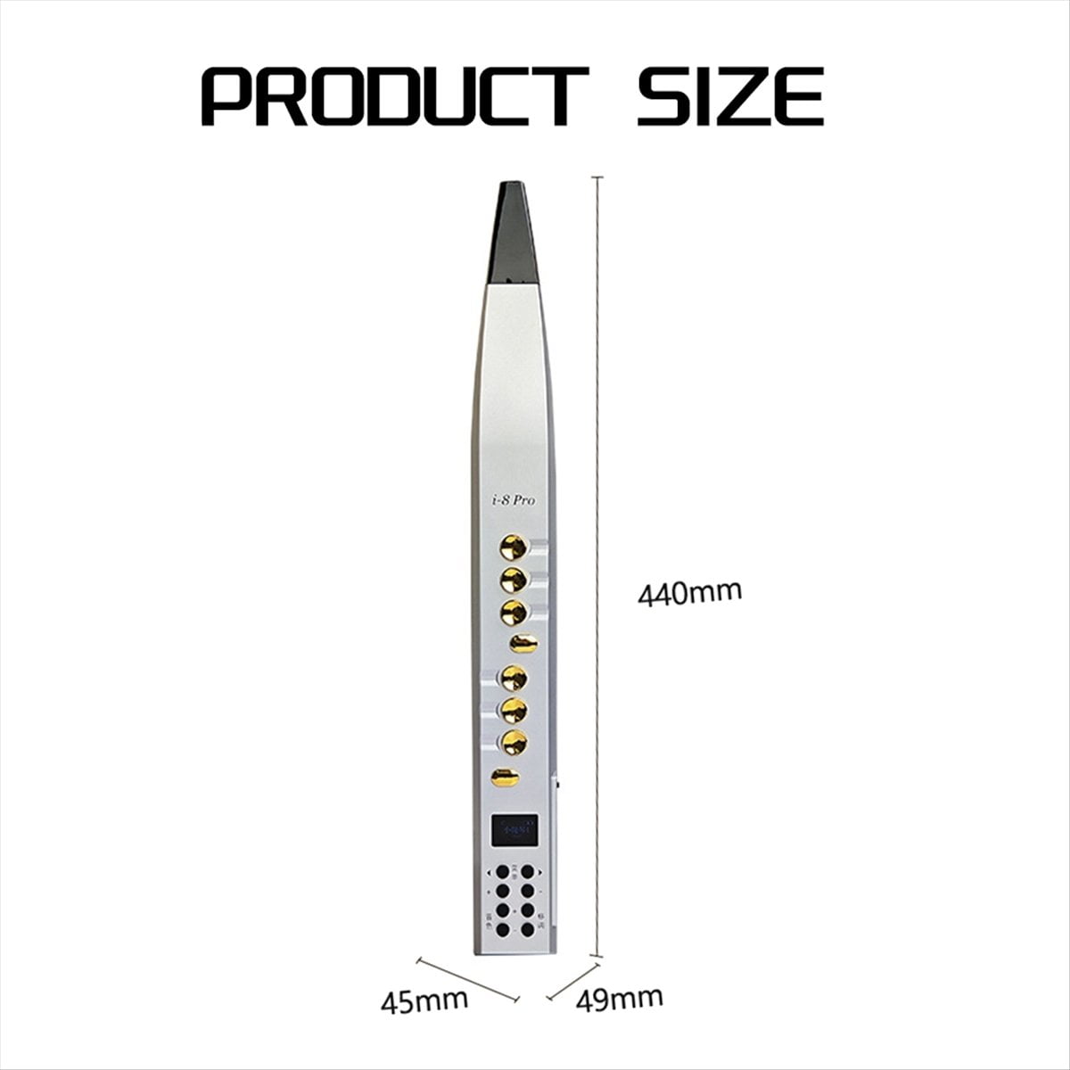 Mini Saxophone, Digital Wind Instrument, 89 Tone Electronic Wind Instrument , Built 5W HiFi Speaker with LED Display