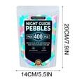 thumbnail image 3 of Glow in The Dark Garden Stones, Luminous Outdoor Pebbles for Yard, Solar Charging Pathway Rocks for Lawn Walkway, 3 of 8