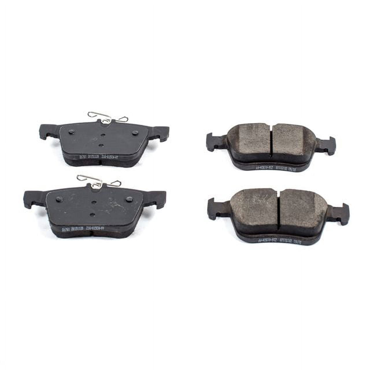 Power Stop Rear Z16 Evolution Ceramic Brake Pads 16-1761 Audi Volkswagen (Select Models) Fits 2019 Volkswagen Jetta