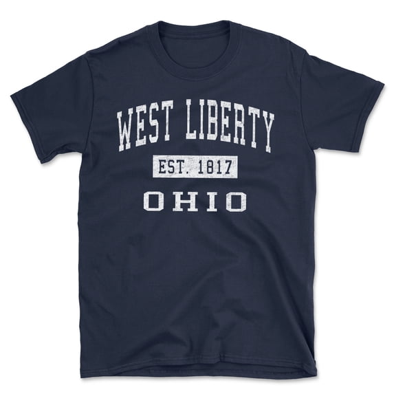 West Liberty Ohio Classic Established Men's Cotton T-Shirt