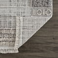 thumbnail image 5 of Hauteloom Naivasha Living Room, Bedroom Area Rug - Farmhouse - Charcoal, Cream, Peach - 8'10" x 12', 5 of 17