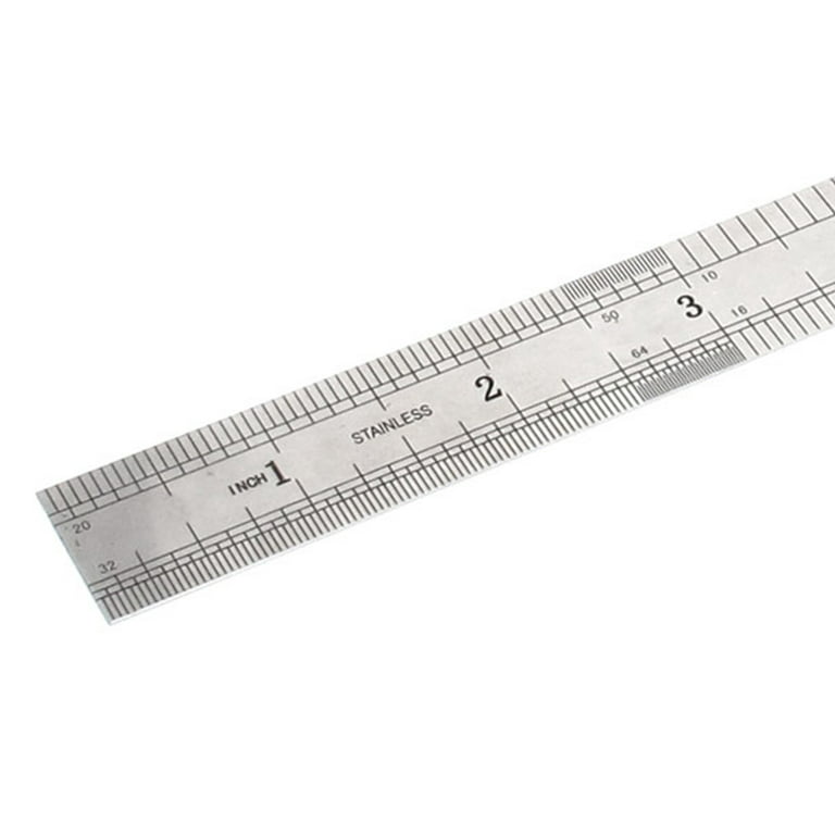 Stainless Steel 60cm 23.6 Inch Measuring Long Straight Ruler Z2E3E3