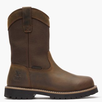 Caterpillar Wellston Pull On Steel Toe Mens Brown Work & Safety Boots Size 10 D Caterpillar Wellston Pull On Steel Toe Work Boot Men  main image 4