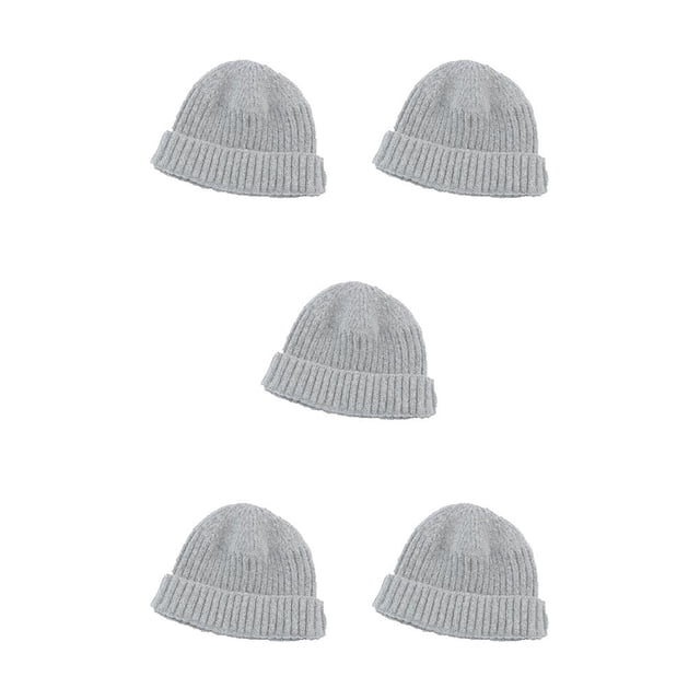 Minnieouse Gorras de punto Gorros cálidos Moda Sombreros lindos Sombreros casuales Accesorios al aire libre Regalos Esquí Ciclismo gris claro Type2 NO2