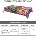 thumbnail image 2 of Mandala Flower Tablecloth Table Cover Washable Tabletop for Kitchen Dinning Decoration Rectangle 60x84inch, 2 of 5