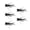 Black, variant on 5pcs Fly Fishing Topwater Fishing Lures Fly Popping Lures for Trout Popping Lure with Hook