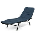 thumbnail image 6 of Gymax Portable Folding Camping Cot Bed Adjustable Sleeping Cot w/ Detachable Mattress Navy, 6 of 7