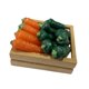 thumbnail image 4 of 1/12 Dollhouse en Miniatura Vegetales Cesta de Canasta Figuras de Cuero de Madera de Madera, 4 of 9