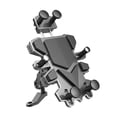 thumbnail image 3 of Bunblic Motorcycle Phone Mount Bike Phone Holder Scooter Phone Stand Cycling Accessory Adjustable Angle 360 Rotation Cell Phone Clamp Rearview Mirror Type, 3 of 8