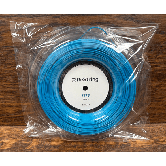 ReString Zero Tennis String REEL, 200M, 1.23/17g, Co-Poly, sold by the Reel.