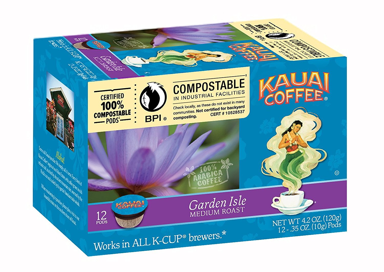 Kauai Coffee, Garden Isle Medium Roast 