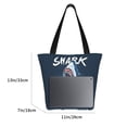 thumbnail image 3 of Bingfone Shark Women Shoulder Tote Bags Casual Bag Ladies Shopping Handbag, 3 of 7