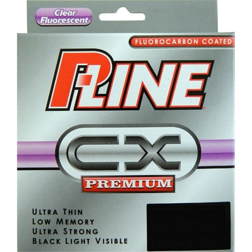 P-Line FCCF-8 Floroclear Fluorocarbon Coated Clear Fishing Line 8 LB 300 Yard 