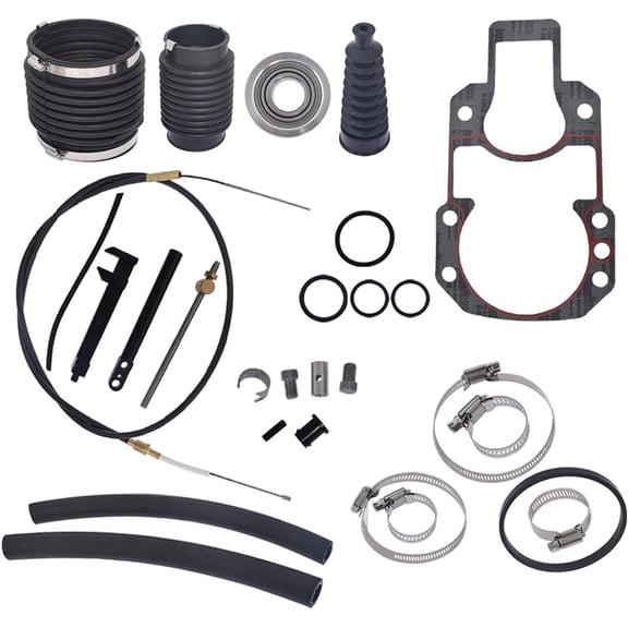 SEBLAFF For Mercruiser Alpha One Gen One Transom Seal Bellow Kit With Lower Shift Cable