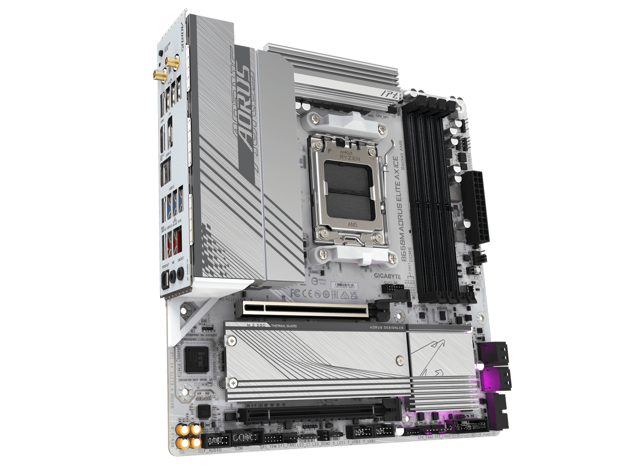 CPU 9700x B650M AORUS Elite AX PROCOOL ICE Aorus Ultra Durable B650M AORUS ELITE AX ICE Gaming Desktop