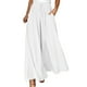 thumbnail image 1 of Pantalones de yoga de cintura alta y pierna ancha para mujer - Pantalones palazzo boho beach, elásticos, con aberturas laterales, opciones de tallas grandes, 1 of 5