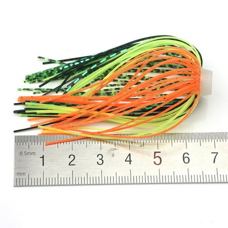 6Pcs Elastic Hole Umbrella Silicone Skirts Bass Jigs Buzzbaits Spinner Buzz Bait 73-130