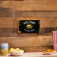 thumbnail image 3 of Iowa Hawkeyes 6" x 11" Welcome Home Wood Wall Sign with Rope Hanger, 3 of 4