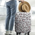 thumbnail image 2 of White and Pink Of Leopard Print Luggage Cover Fashion Suitcase Cover Baggage Covers Fit 25-28 Inch Luggage (Go Travel), 2 of 5