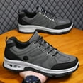 thumbnail image 5 of Yindaity Hiking Shoes Men Waterproof Lightweight Non Slip Work Shoes for Men Outdoor Sports Walking Shoes Casual Sneaker Grey,9.5, 5 of 6