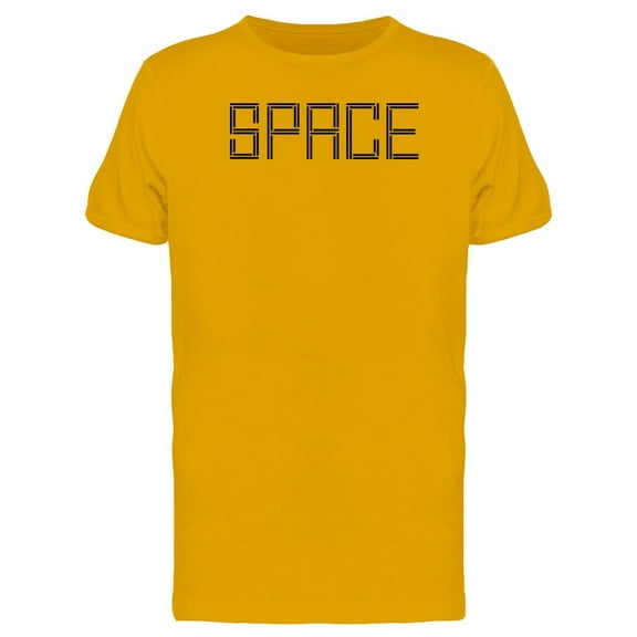 Space Modern Font T-Shirt Men -Image by Shutterstock, Male x-Large