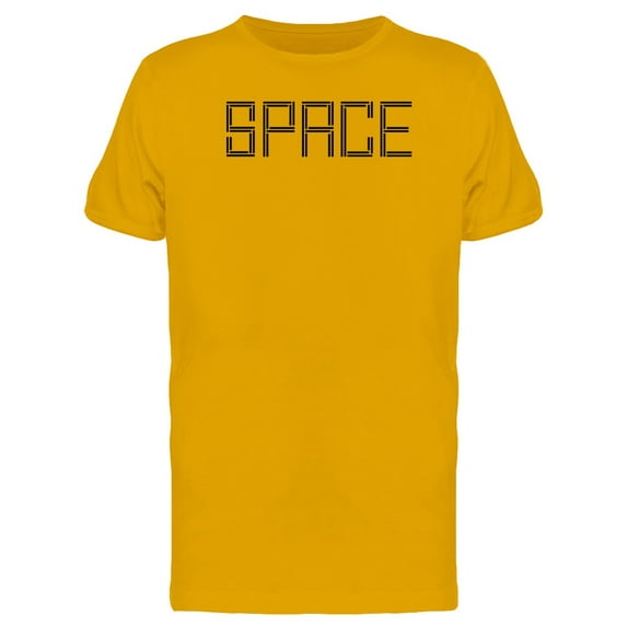 Space Modern Font T-Shirt Men -Image by Shutterstock, Male x-Large