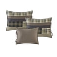 thumbnail image 4 of Woolrich Winter Plains 5 Piece Cotton Plaid Quilt Daybed Bedding Sets, 75"x39", Tan/Brown, 4 of 5