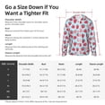 thumbnail image 5 of Pofeuu Strawberries Print Sun Protection Outdoor Lightweight Full Zip UV Cooling Hoodie Long Sleeve Summer Clothing for Outdoor Hiking-X-Large, 5 of 5