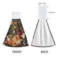 thumbnail image 3 of Dailycode Kitchen Wash Cloths with Hanging Loops Absorbent Absorbent Quick Drying Hand Towels, 2 Pack, Bird Cake Flower Butterfly, 3 of 7