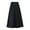 Black, variant on LBECLEY Ruffle Skirt Womens Winter Vintage High Elastic Waist A Line Pleated Wool Midi Skirt Lady Skirt Skirts for Women Tight Long Black Xxl