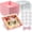 Pink, variant on TETOU 50 Pack Small Charcuterie Boxes with Clear Lids,5Inch To Go Paper Mini Charcuterie Cups,Disposable Food Containers Dessert Boxes for Sandwich Cookie Sushi Cake Slice Strawberries (Brown)