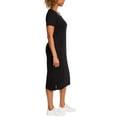 thumbnail image 2 of Jessica Simpson Plus Sz Dress 2X Ladies' Midi Calf Black, 2 of 6