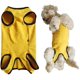 thumbnail image 1 of Ropa de rehabilitación para perros, camiseta postoperatoria, ropa protectora para heridas de cachorros (amarillo) oso de fresa Electrónica, 1 of 5